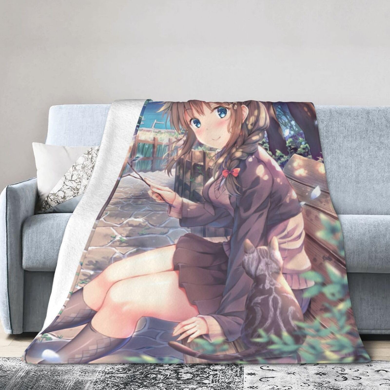 Amazon｜毛布 もうふ ブランケット 艦これ 時雨 Jk 制服 可愛い