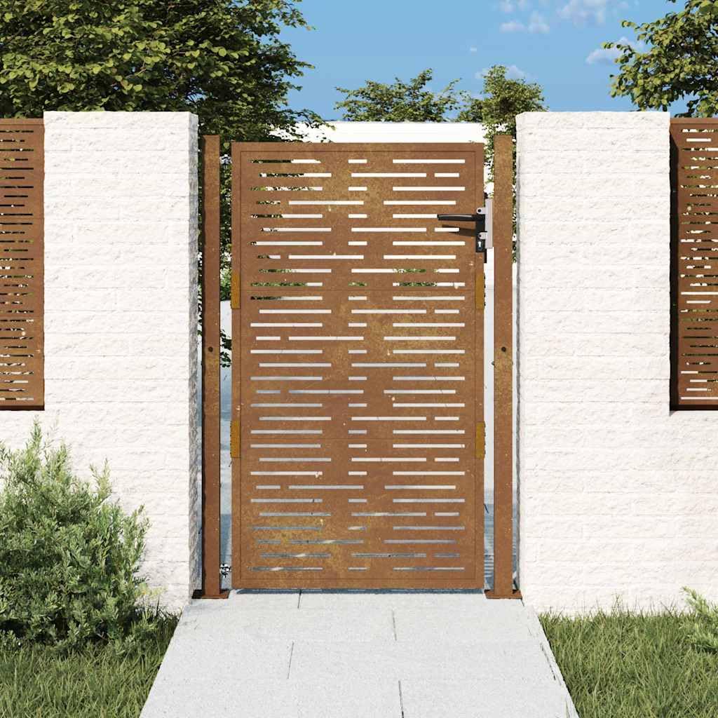 Portillon De Jardin VidaXL En Bois De Pin Imprégné - 100x75 Cm | Design Voûté Et Résistant Aux Intempéries