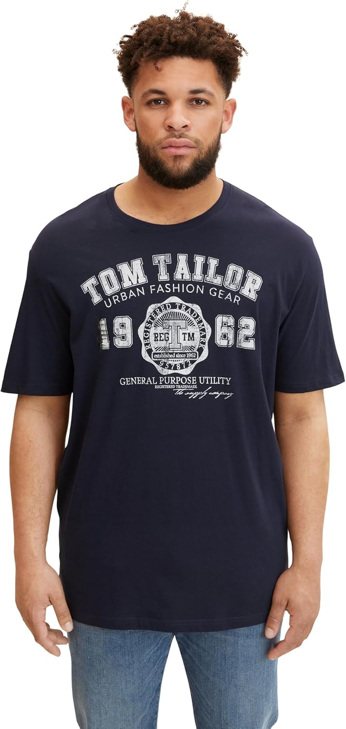 Tom Tailor T-shirt 1043276 Nero Regular Fit