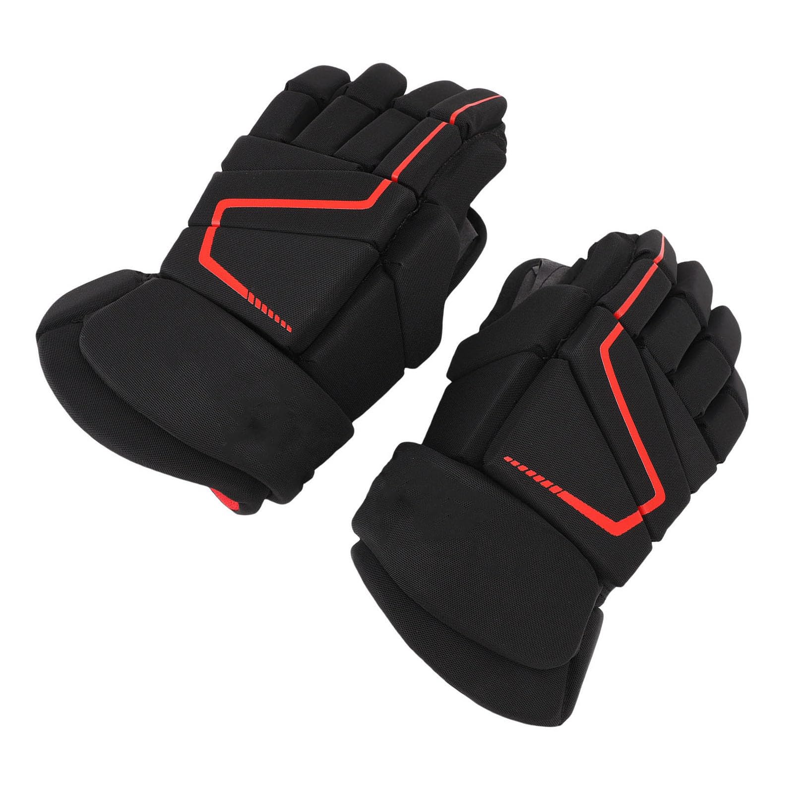 HERCHR Guanti Sportivi da Hockey Sport per Giovani e Adulti Guanti da Hockey su Ghiaccio da Strada Guanti da Hockey su Ghiaccio in Nylon da 9 a 14 Pollici in Schiuma Eva Protettiva e