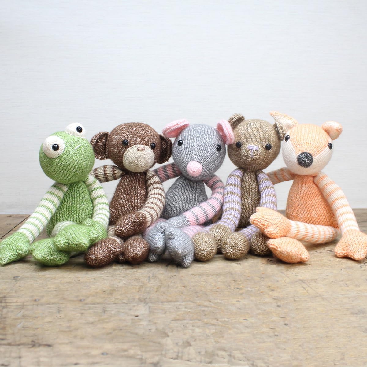 Kit De Tricot Ours En Peluche Torsadé - Pour Débutants, Fil Polyester Inclus, 7x28x35 Cm, Cadeau Créatif