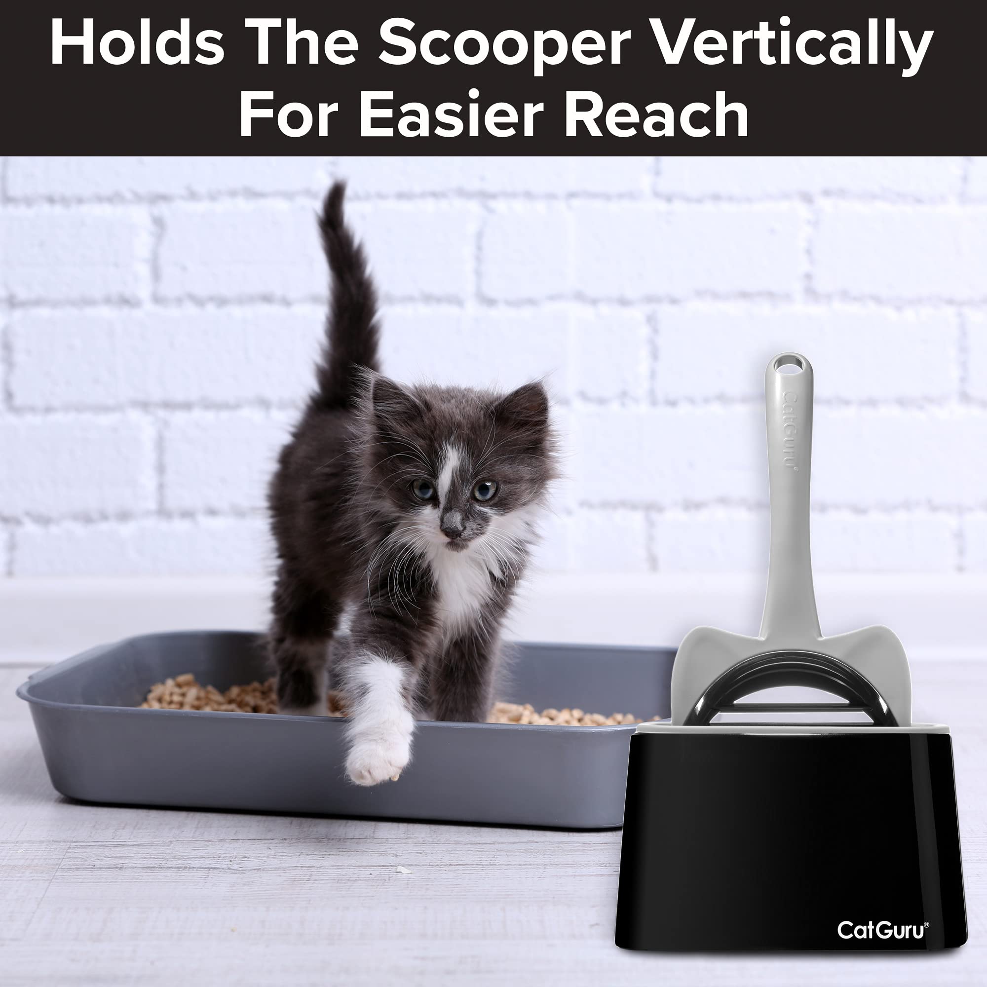 CBROSEY CatGuru - Soporte para Pala de Arena para Gatos
