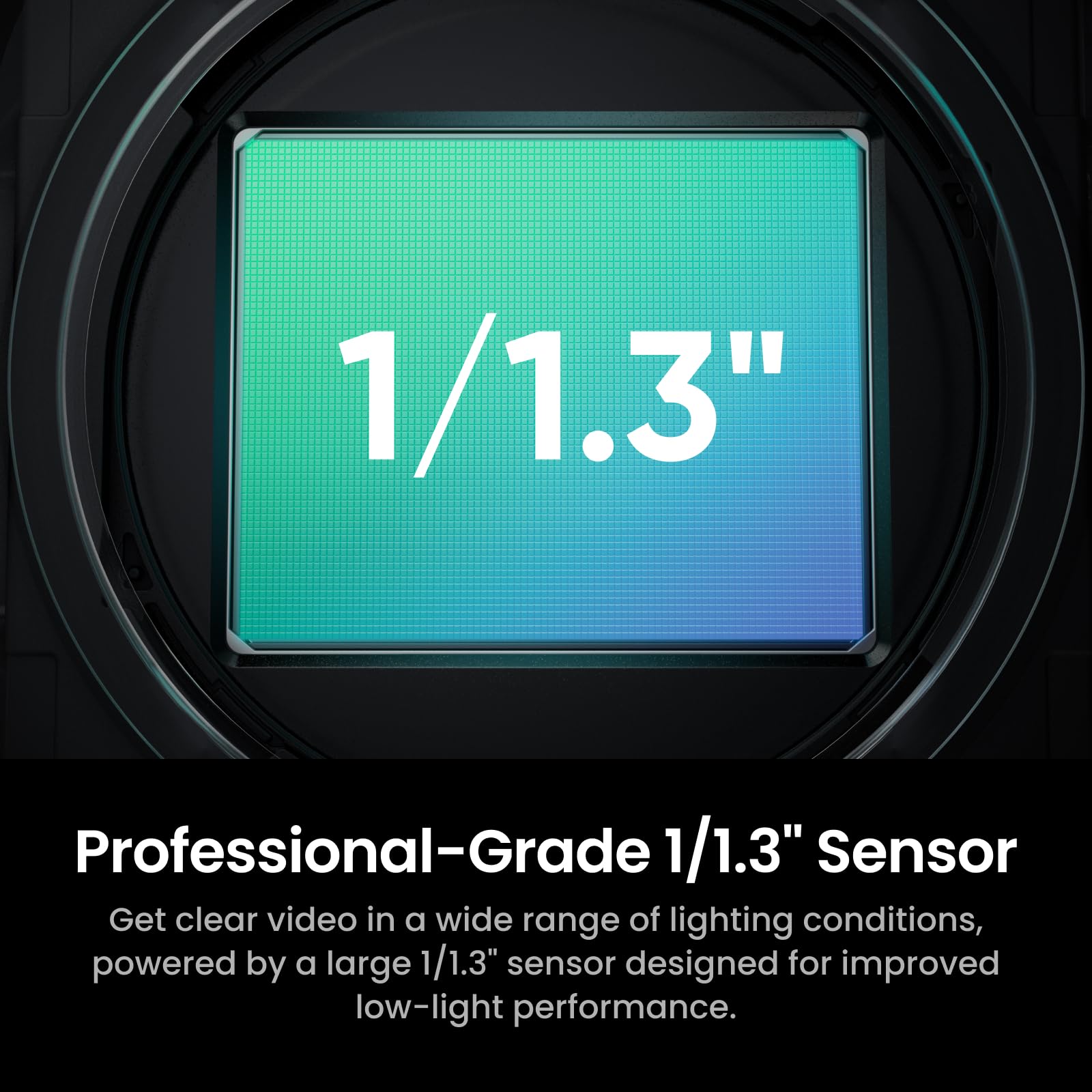 Insta360 Link 2 Pro – 4K PTZ Webcam for PC/Mac, 1/1.3” Sensor, Low-Light, AI Tracking, HDR, Directional Noise-Canceling Mics, Supports Stream Deck, Zoom, Teams, Twitch for Streaming or Meetings - 3