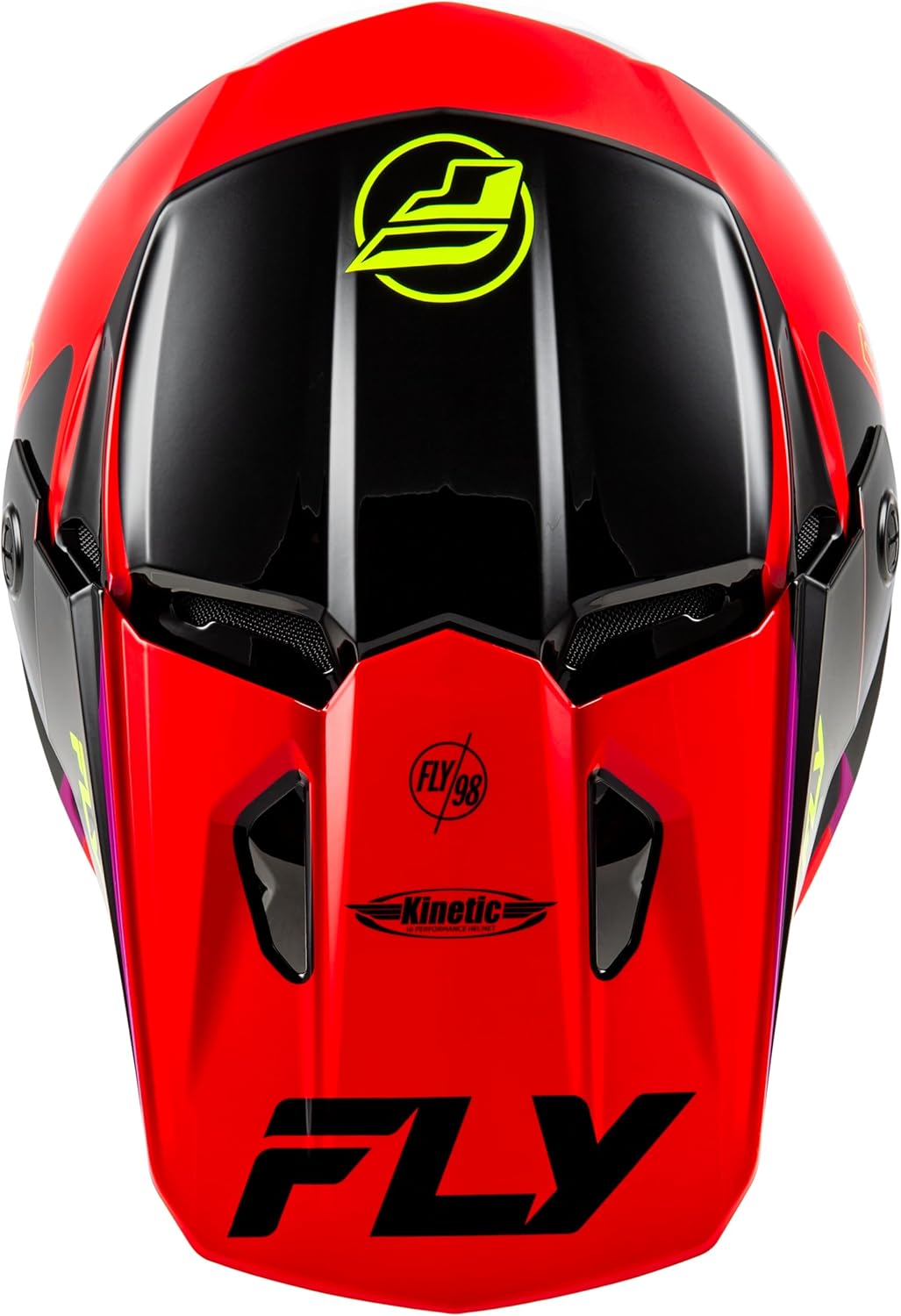 Fly Racing Kinetic Adult Off-Road Motorcycle Helmet – DOT/ECE Approved, Lightweight Dual-Density EPS, TFV Ventilation, Removable Liner