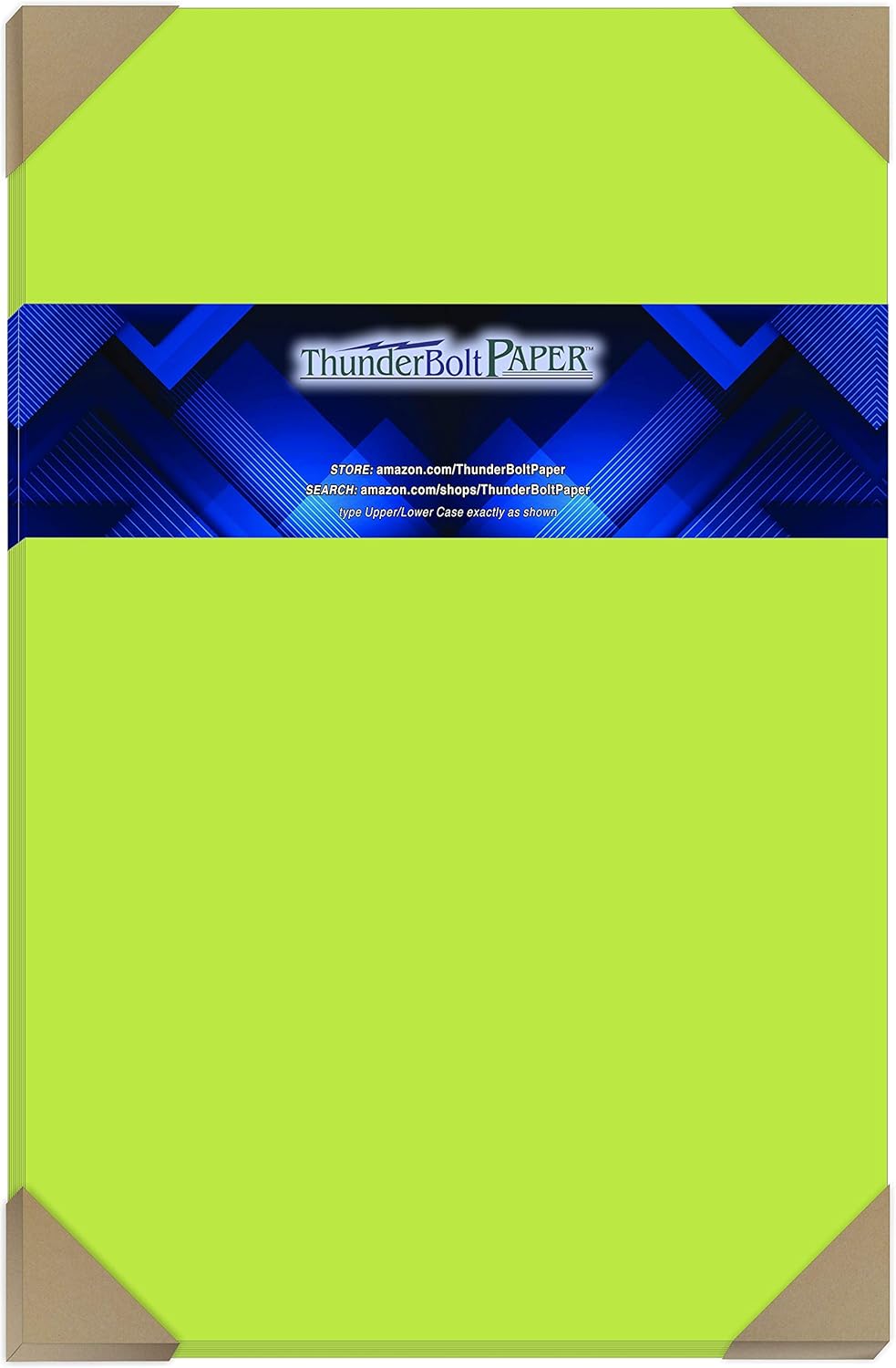 50 Lime Green 65lb Cover|Card Paper - 11 X 17 Inches Tabloid|Ledger|Booklet Size - 65 lb/pound Light Weight Cardstock - Quality Printable Smooth Surface for Bright Colorful Results