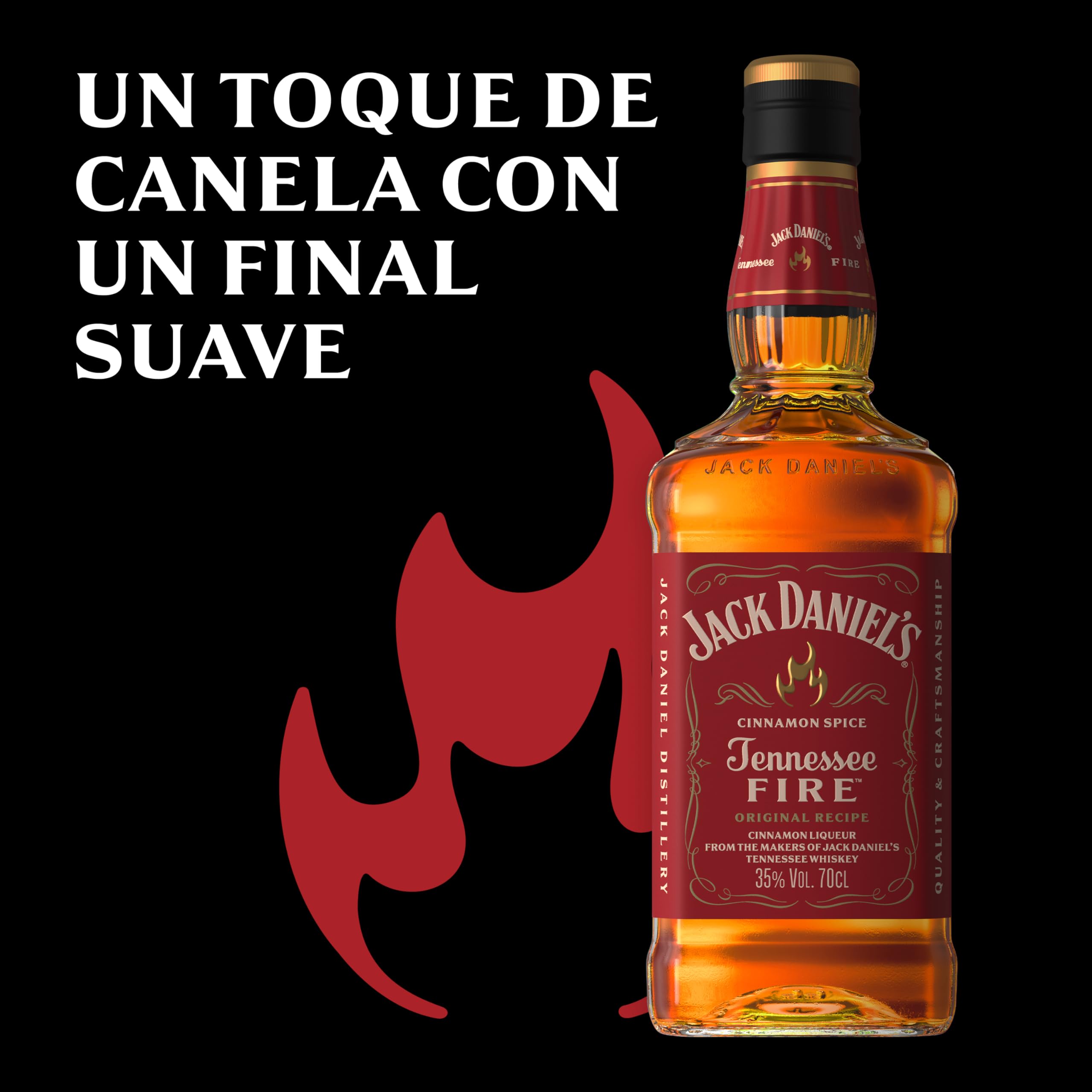 Jack Daniel's Tennessee Fire 35% Vol. 1l : Amazon.es: Alimentación