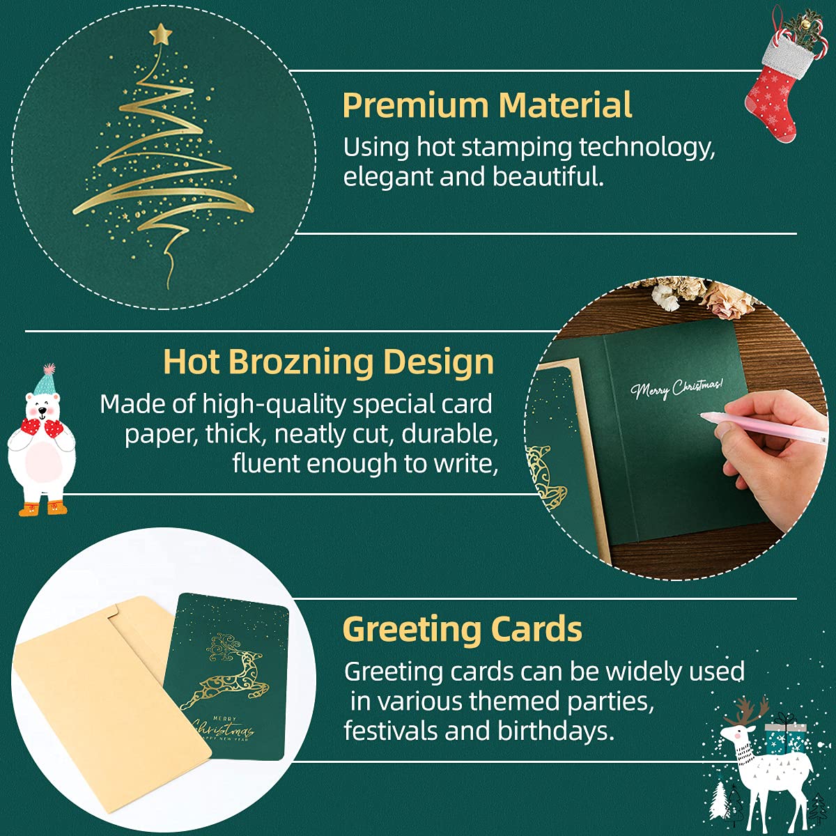 Biglietti Vintage Per Regali Natale 24 Pezzi Cartoline Di Natale Con