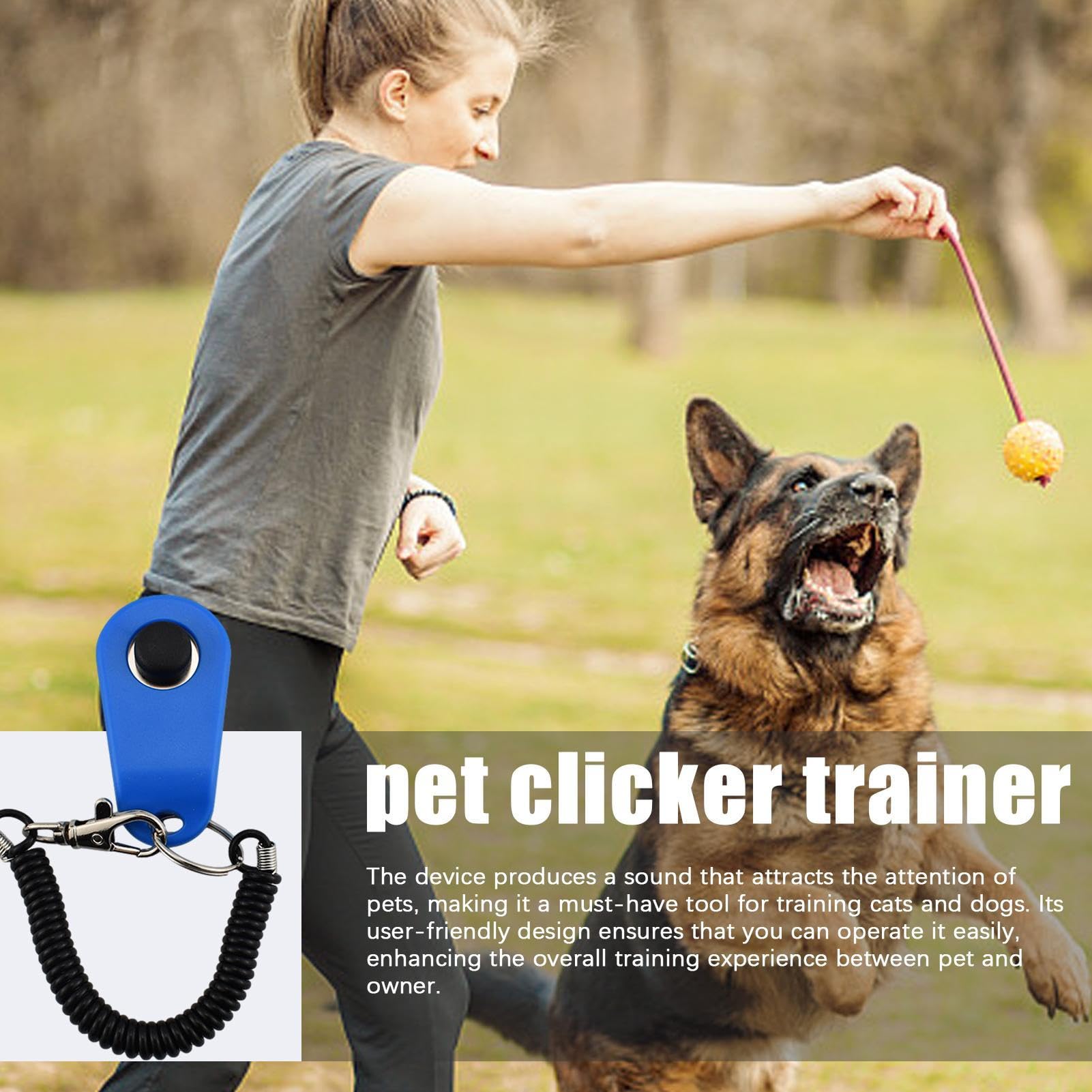 Hundetraining Clicker Mit Handschlaufe – Für Hunde, Katzen, Welpen, Leicht Und Ergonomisch