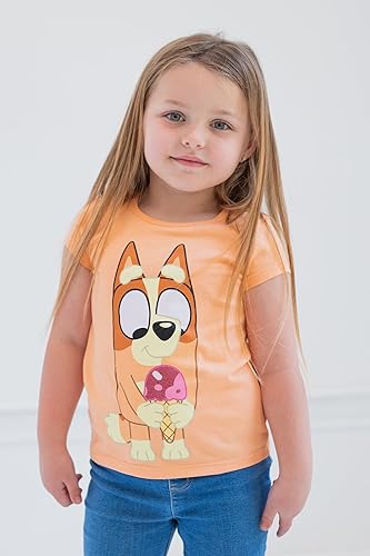 Miniatura 2 de Bluey Paquete de 4 camisetas de bingo para niñas pequeñas