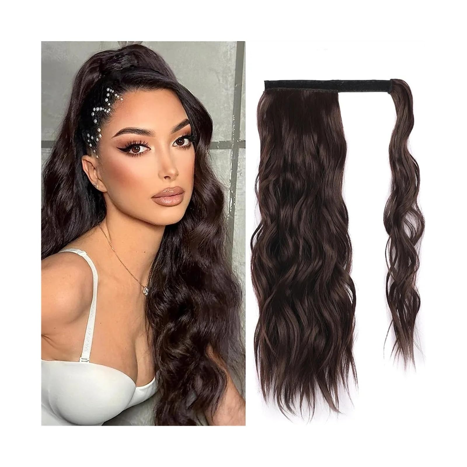 Amazon.com: Ponytail Extension Body Wave Ponytail Hair 