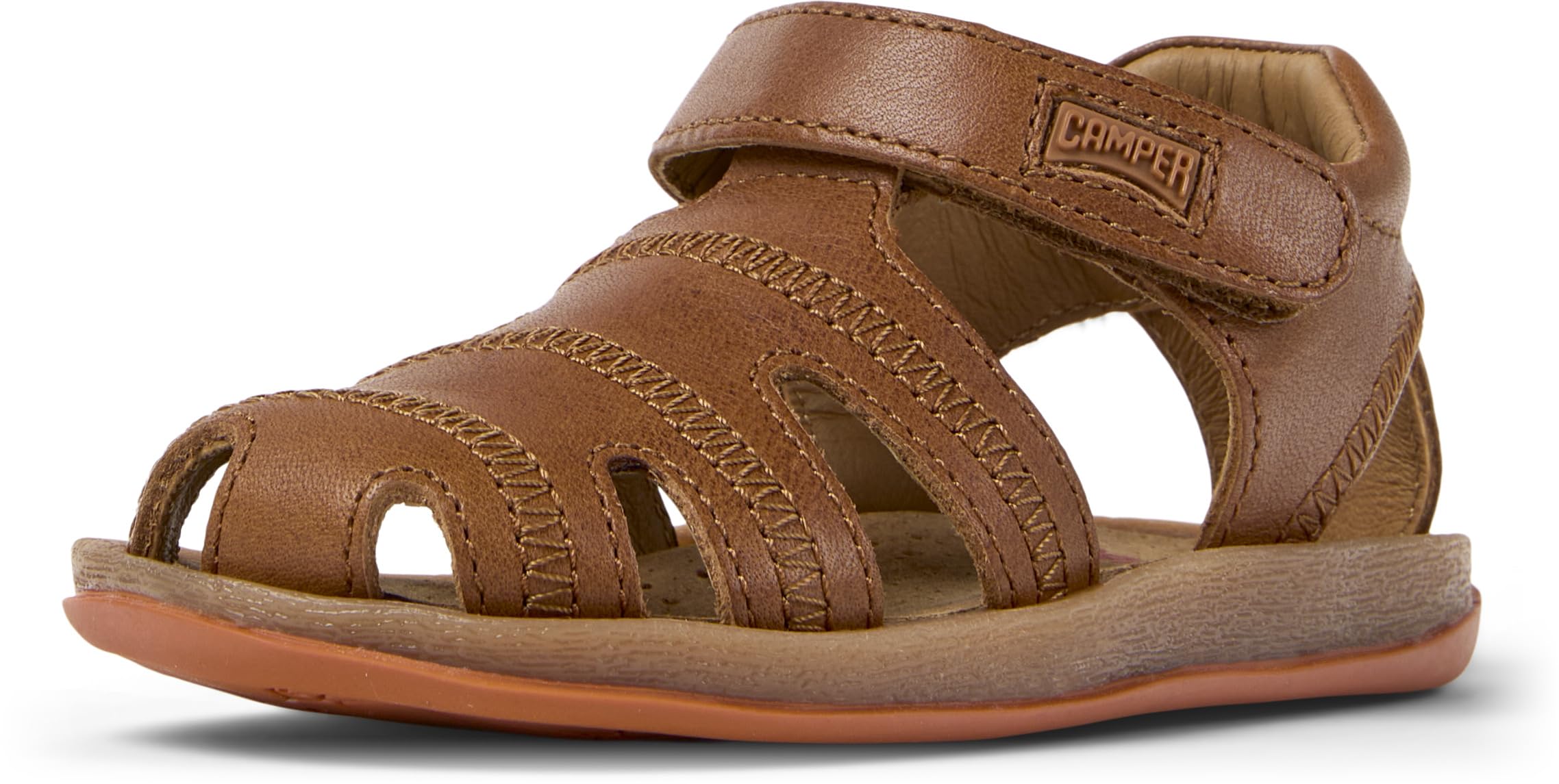 Camper Bicho 80372 Fisherman, Medium Brown 080, 7 UK Child
