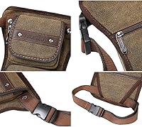 Vista 21 de Bolso de pierna caída para hombre y mujer