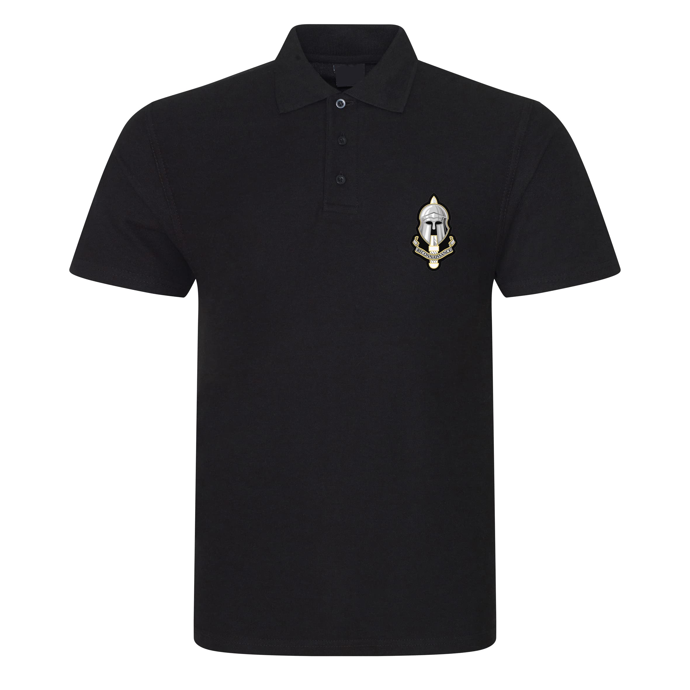 PSave Special Reconnaissance Regiment SRR Mens Embroidered Polo Shirt British Army Military Embroidery (as8, Alpha, m, Regular, Regular, Black)