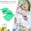 Ice Pack Heat Bag or Cold Bag Cooling Pad with Gel Beads Reusable for Injury Medical Health Swelling and Pain Relief Pack of 3 (Green)
