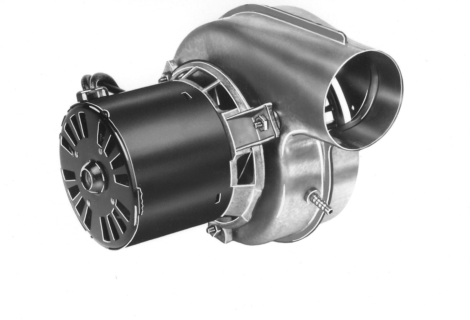 Fasco A138 3.3" Frame Shaded Pole OEM Replacement Specific Purpose Blower with Sleeve Bearing, 1/70HP, 3,000 rpm, 120V, 60 Hz, 0.7 amps