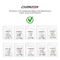 Vista 4 de Chanzon 100 unidades (10 colores x 10 piezas) 0.118 in LED de diodo surtido (lente transparente transparente) lámpara de bombilla emisora de lámpara