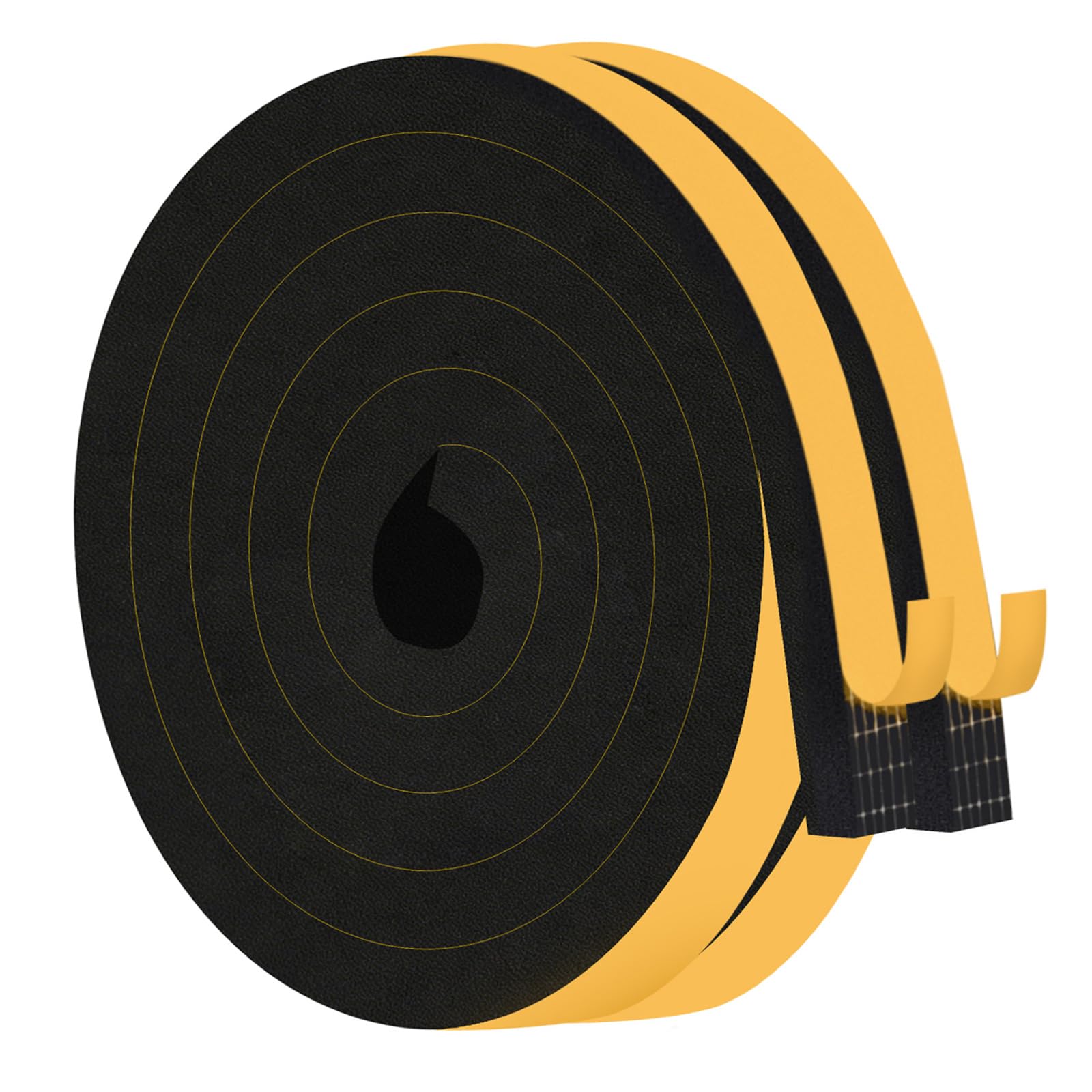 TriXcelent Square Profile Window Draught Excluder Tape, Strong Adhesive