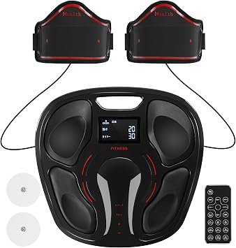 Official Store ExclusiveFull Body EMS with Heat Function 9 Types of Training Modes Remote Control Included Fathers Day Mothers Day Gift Elderly Muscle Training Exercise Muscle Strength Enhancement