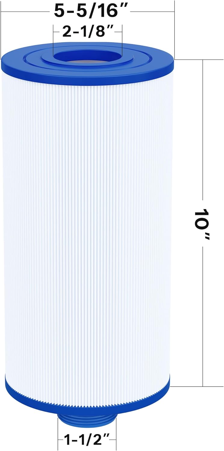 Cryspool® 05004 Filter Compatible with 5CH-45, FC-2401, PFF50P4, Baleen AK-90108, PFF50-PAD4, PFF50P, 45 Sq. Ft Spa Filter Cartridge, 2 Pack - Image 3