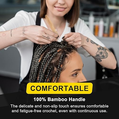 Miniatura 3 de AGBOLO Ganchos de ganchillo para rastas, 3 piezas de 0.50.750.039 in aguja única para rastas, tejer ganchillo para manualidades trenzadas, excelente