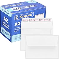 Vista 22 de 120 sobres de invitación A9 5.75x8.75, sobres autoadhesivos de papel kraft marrón de 120GSM para invitaciones, papeles, fotos, documentos, bodas