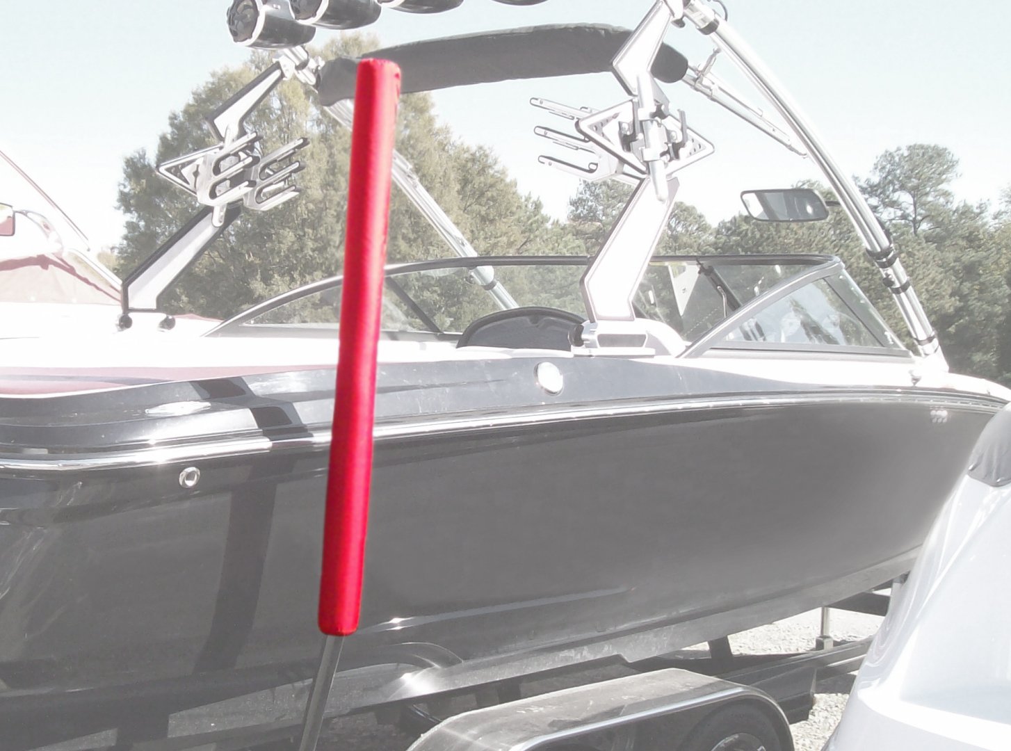Attwood Boat Trailer Guide Protector (Black, 2.5-Inch I.D/36-Inch Length)