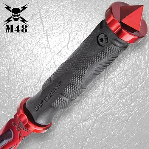 Miniatura 8 de M48 Cardinal Sin Red Cyclone Cuchillo de hoja fija  Hoja de acero inoxidable 2Cr13 de 8 pulgadas  Incluye funda para cinturón Vortec  Herramienta