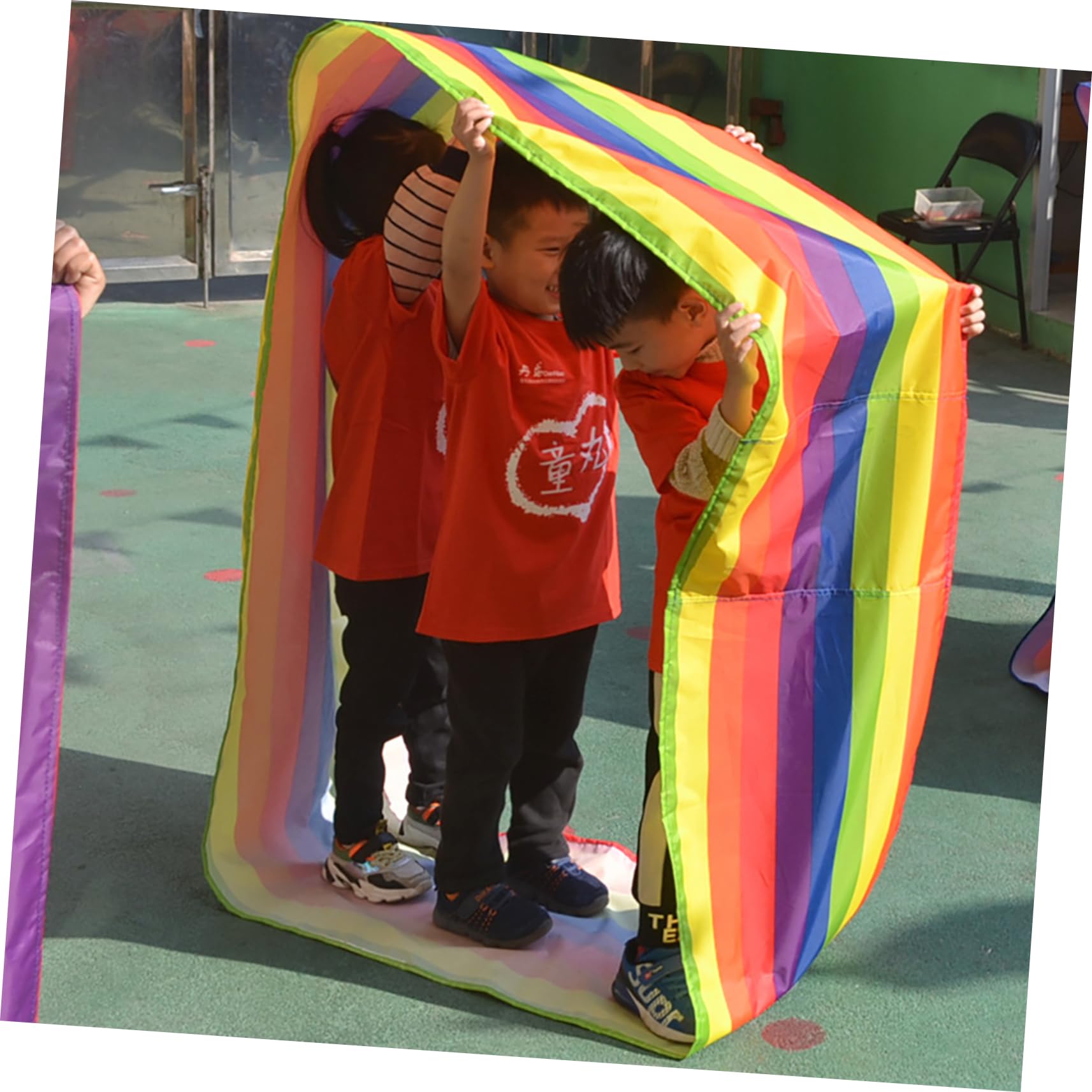 Toddmomy Teamspiele Laufmatte aus Oxford Stoff für Kinder und Eltern Fördert Kommunikation und Koordination bei Outdoor Aktivitäten und Gruppenspielen