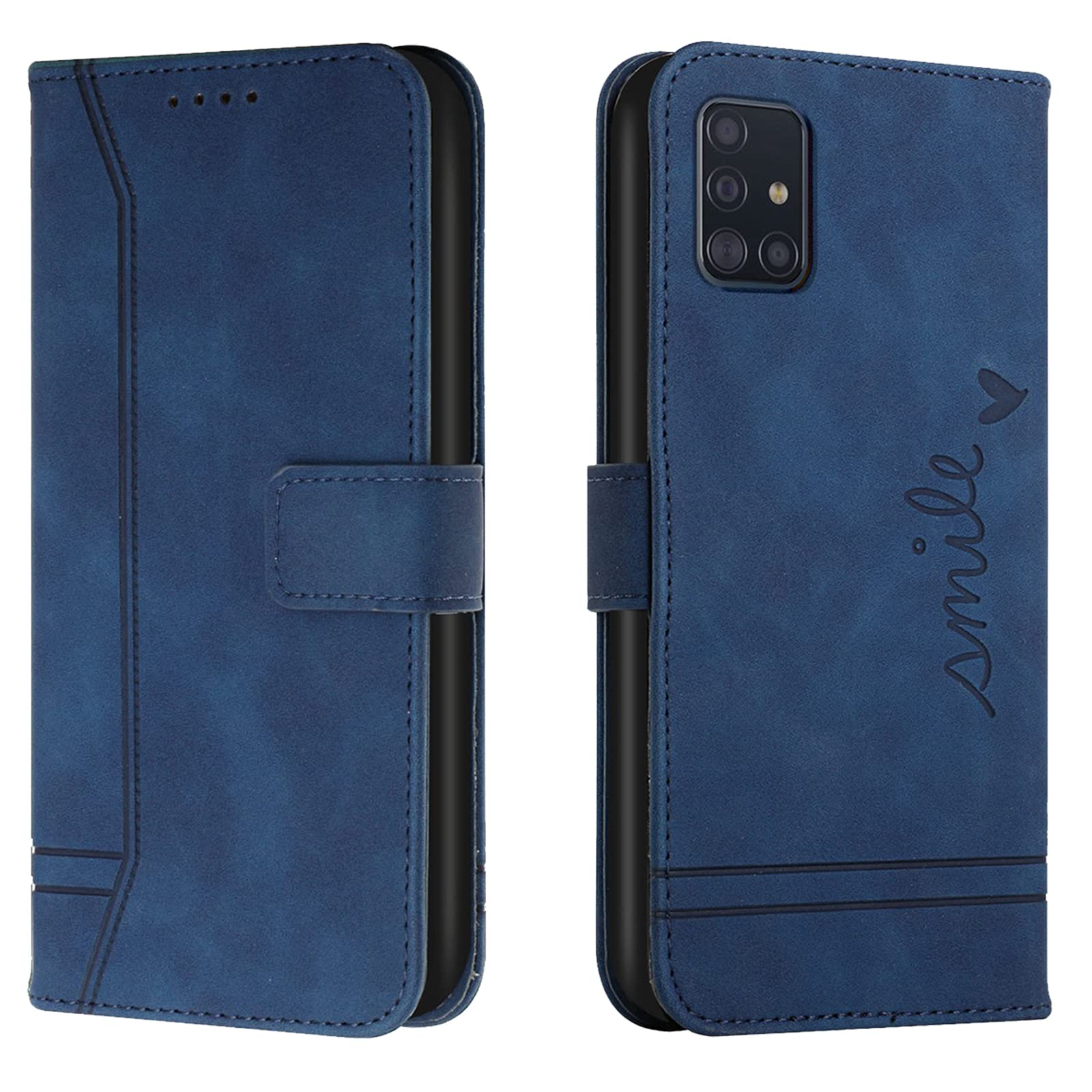 Lihondar Compatible with Samsung Galaxy M51 Case, Samsung M51 Case Wallet,  PU Leather Folio Wallet Flip Cover with Card Holder Magnetic Closure