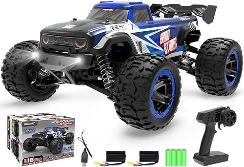 RACENT Camión RC 1:16 4x4 Todo Terreno Coche RC 40KPH Alta Velocidad Coches de Control Remoto para Adultos