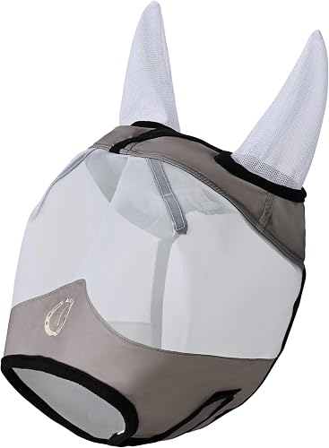 Imperial Riding IRH Fly Shield Masque Anti-Mouches avec Maille UV et Bordure en 