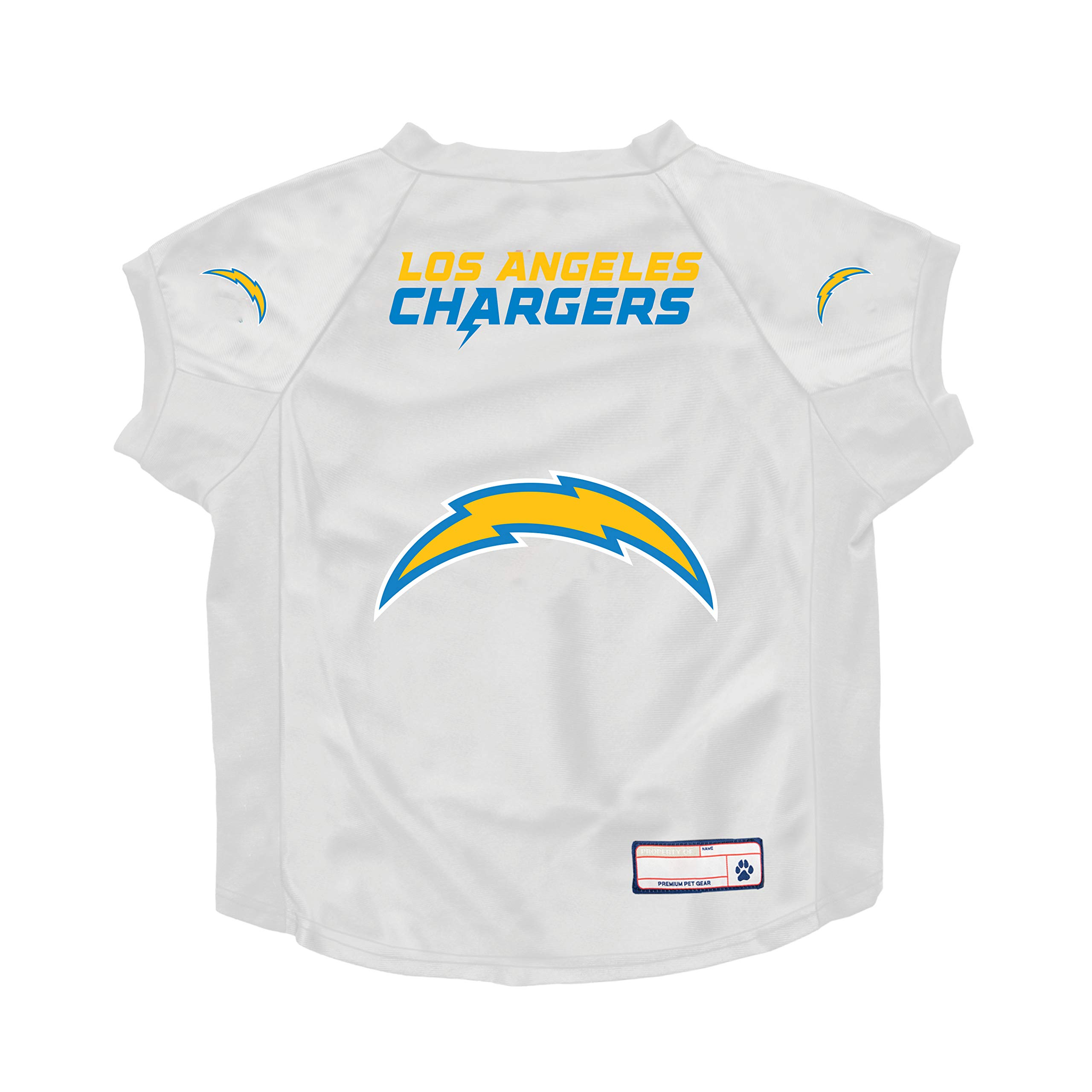 Littlearth Los Angeles Chargers NFL Stretch Pet Jerseys for Big Dogs