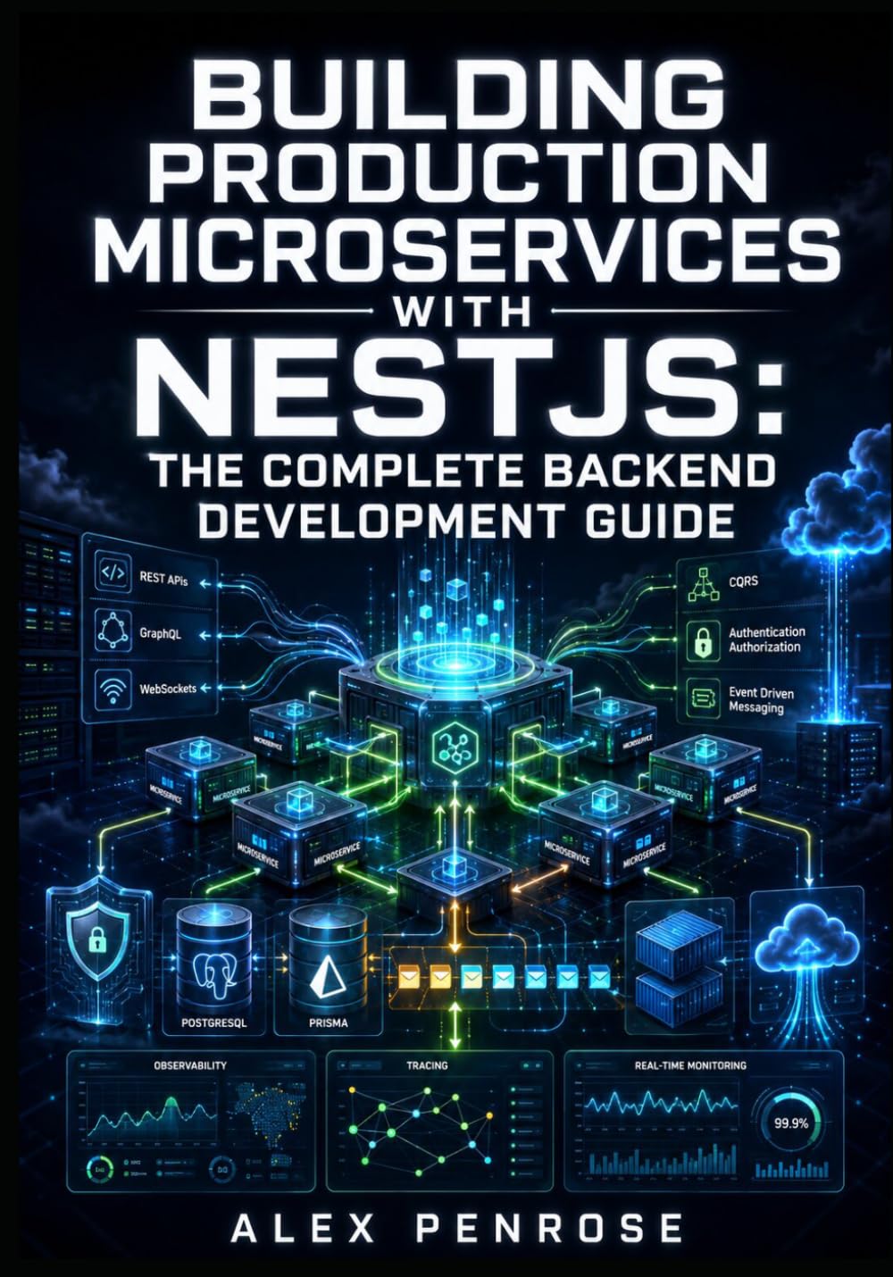 BUILDING PRODUCTION MICROSERVICES WITH NESTJS: THE COMPLETE BACKEND DEVELOPMENT GUIDE: REST APIs, GraphQL, WebSockets, CQRS, Guards, Interceptors, Deployment on AWS