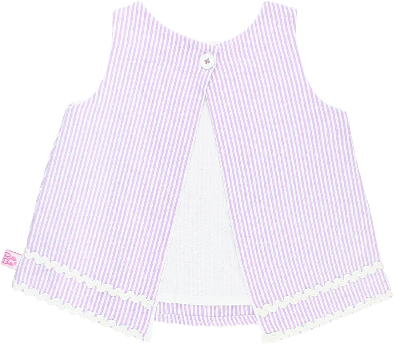 RuffleButts Baby/Toddler Girls Striped Seersucker Open Back Swing Top Tank: Clothing, Shoes & Jewelry