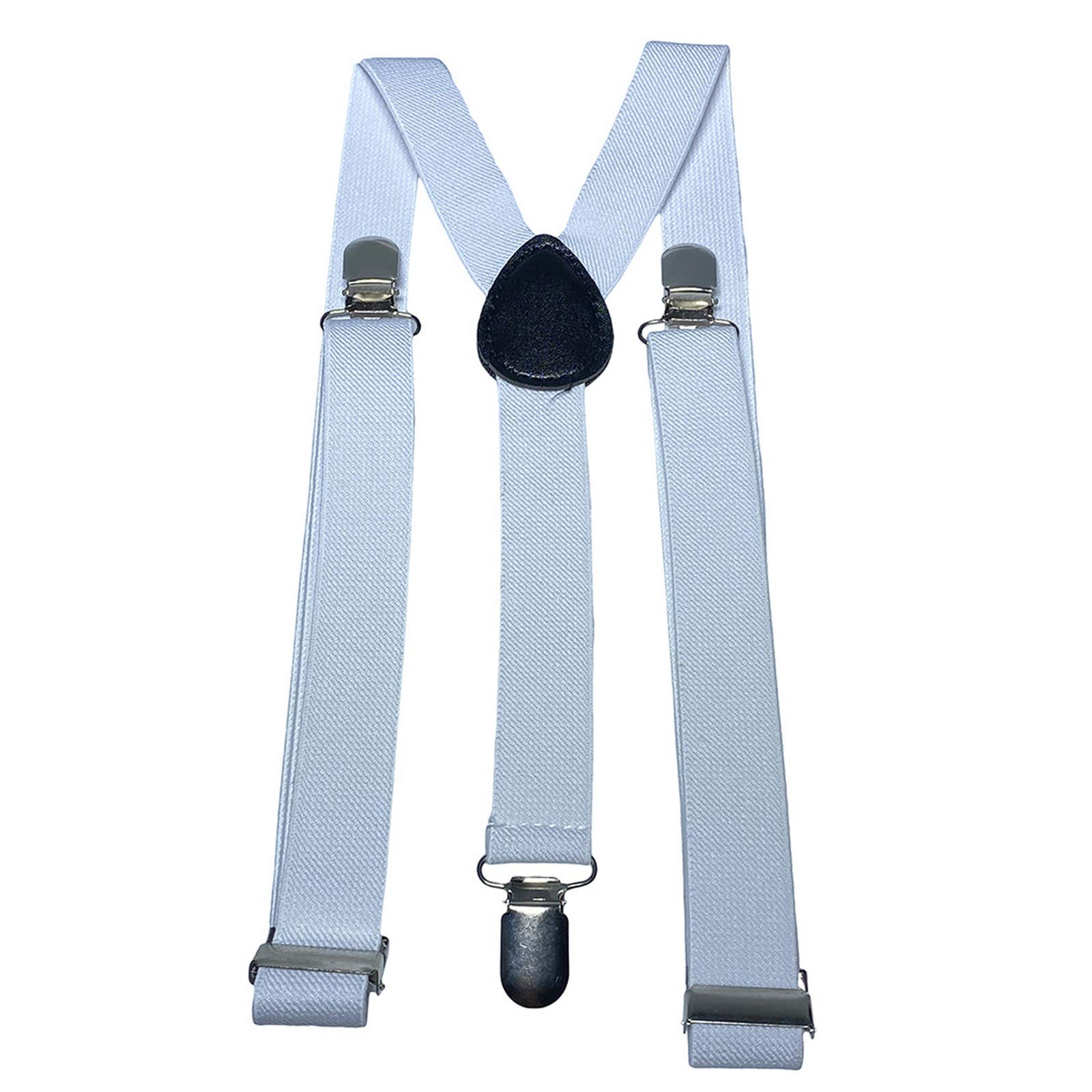 Bretelles Y Entièrement Réglable Extra Fort avec 3 Clips 2.5cm Large Elastique pour Homme Femme Garçon