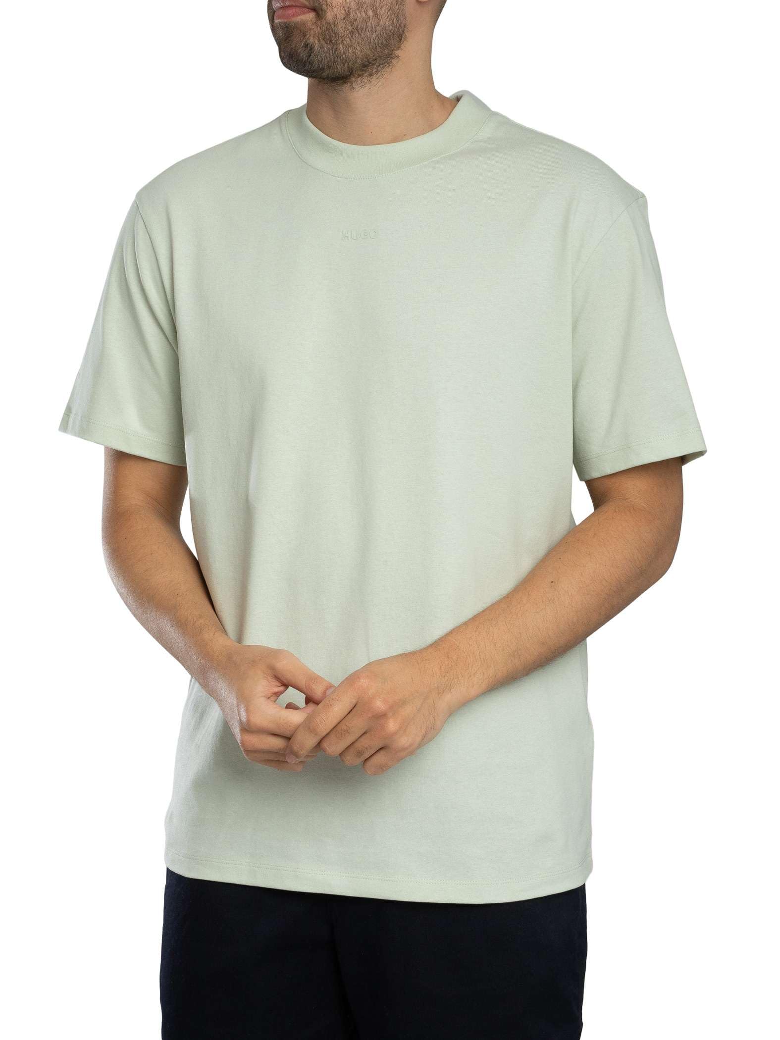 HUGO Hombre Camiseta Con Logo Dapolino, Light/Pastel Green