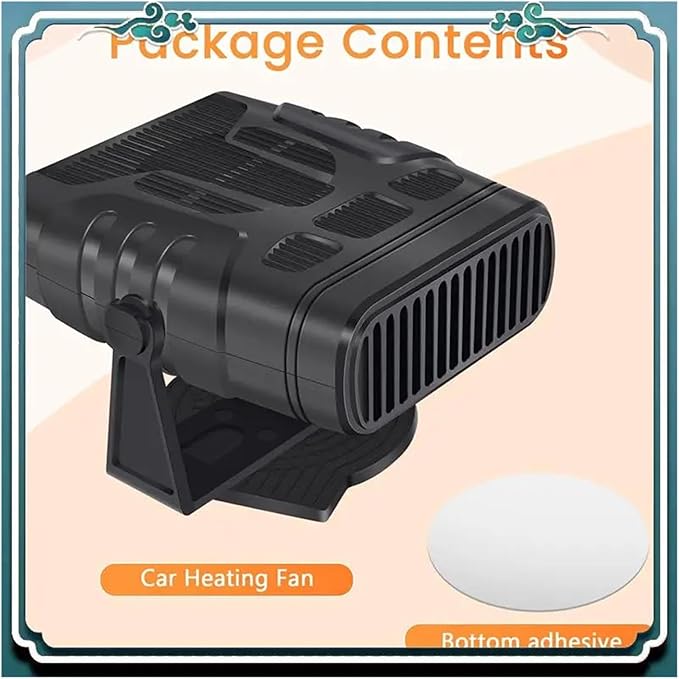 Calefactor Eléctrico Portátil 12V 120W Cerámico PTC para Auto miniatura 6