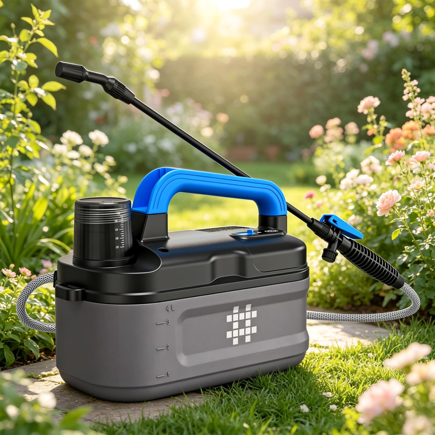 Photo 1 of **Similar item**
SHIJING Battery Powered Sprayer 1 Gallon,Rechargeable Electric Sprayer with Adjustable Nozzle, Garden Sprayers Battery Operated for Yard, Lawn and Garden