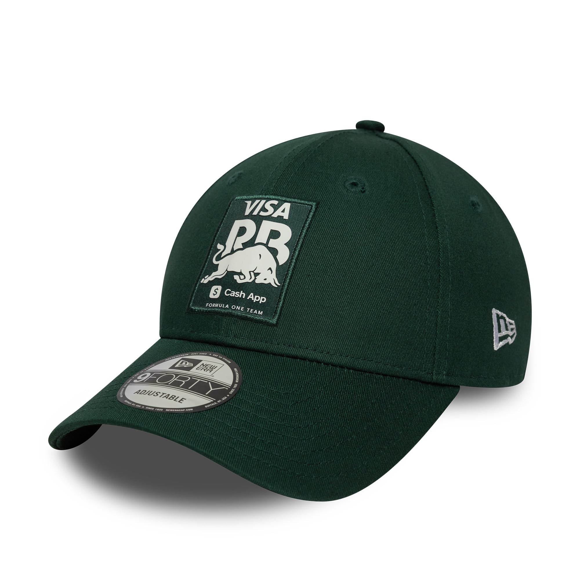 New Era Adult's 9Forty Seasonal Visa Cash App Racing Bulls Baseball Cap Hat Dark Green