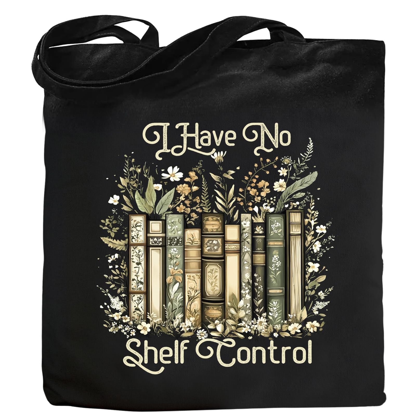 Teeglow Book Lovers Gifts Canvas Tote Bag for Women, Gifts for Book Lovers Women Club Accessories Themed Readers Bag