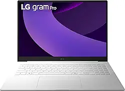 LG Notebook gram Pro de 16 polegadas fino e leve, habilitado para IA, Intel Evo Edition alimentado por processador Intel Core Ultra7 (Série 2) 255H, Windows 11 Home, 16 GB de RAM, SSD de 1 TB -