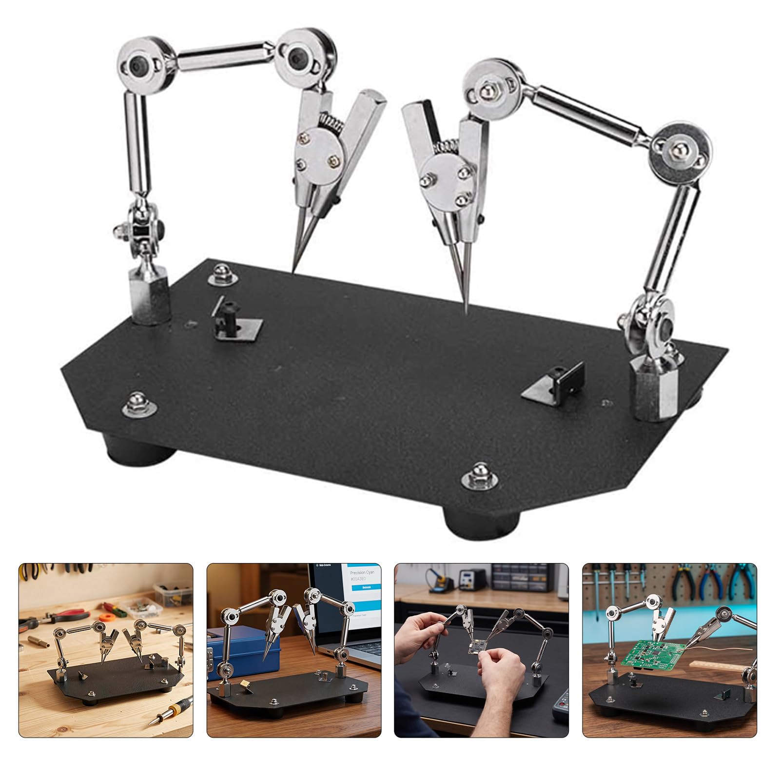SUPVOX Soporte de Mano Auxiliar para Soldar Placas de Circuito Ajustable