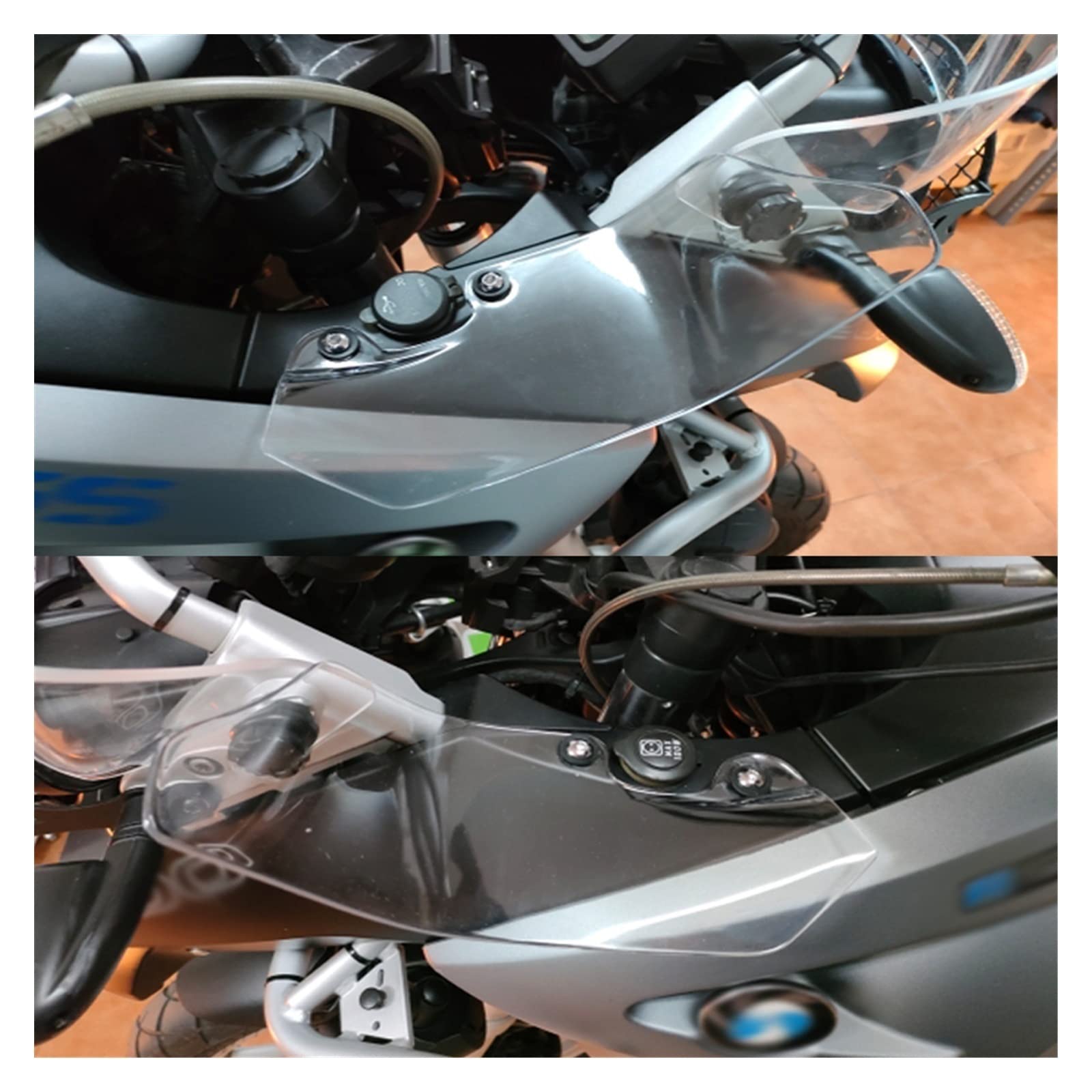 Parabrezza Laterale Deflettore Per BMW R1200 GS Adventure 2004-2012