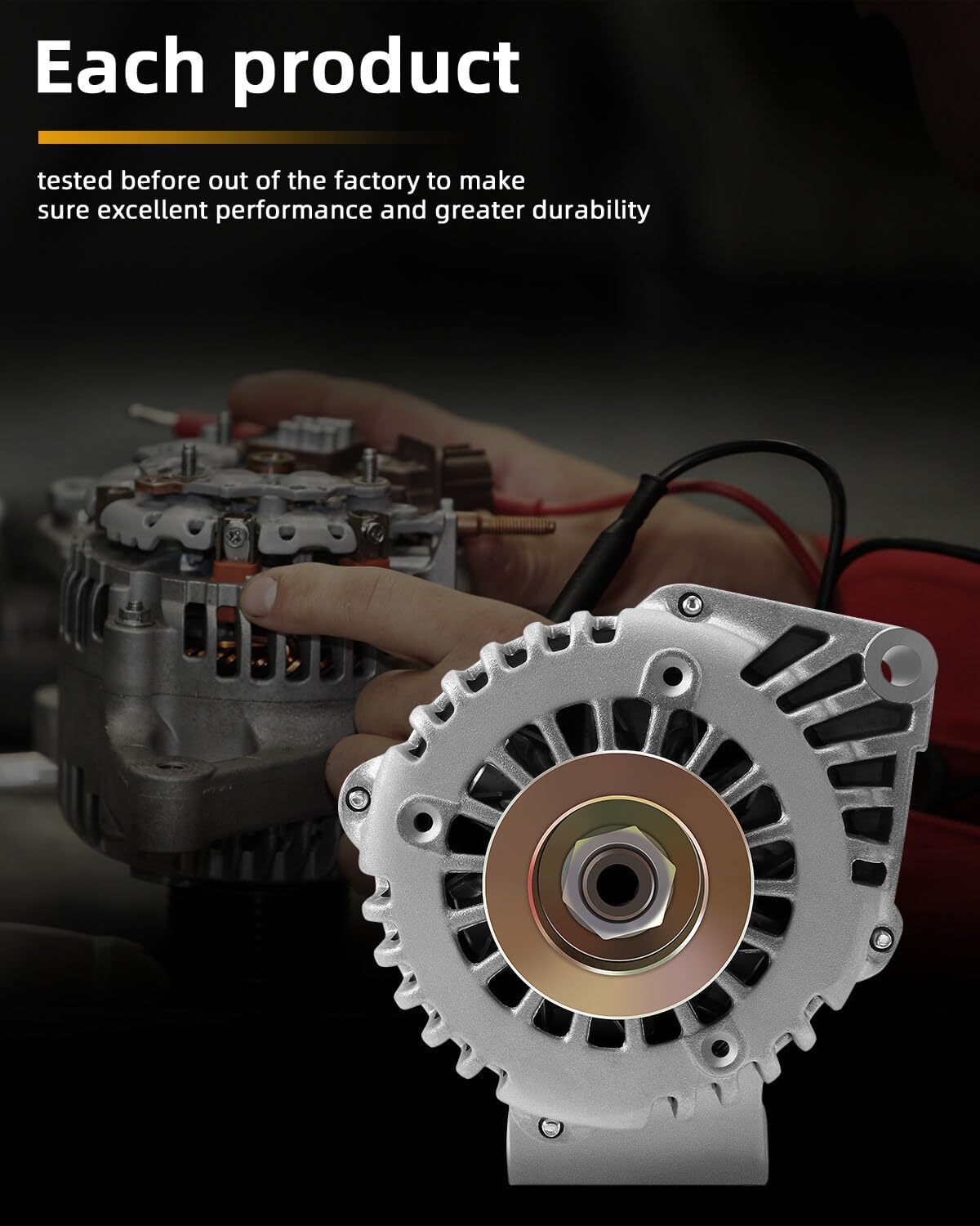 OCPTY Alternators 400-12227 400-12271 8287 Fit for Buick Century 2002-2004 3.1L Regal 2002-2004 3.8L for Impala/Monte Carlo 2002-2004 3.4L/3.8L