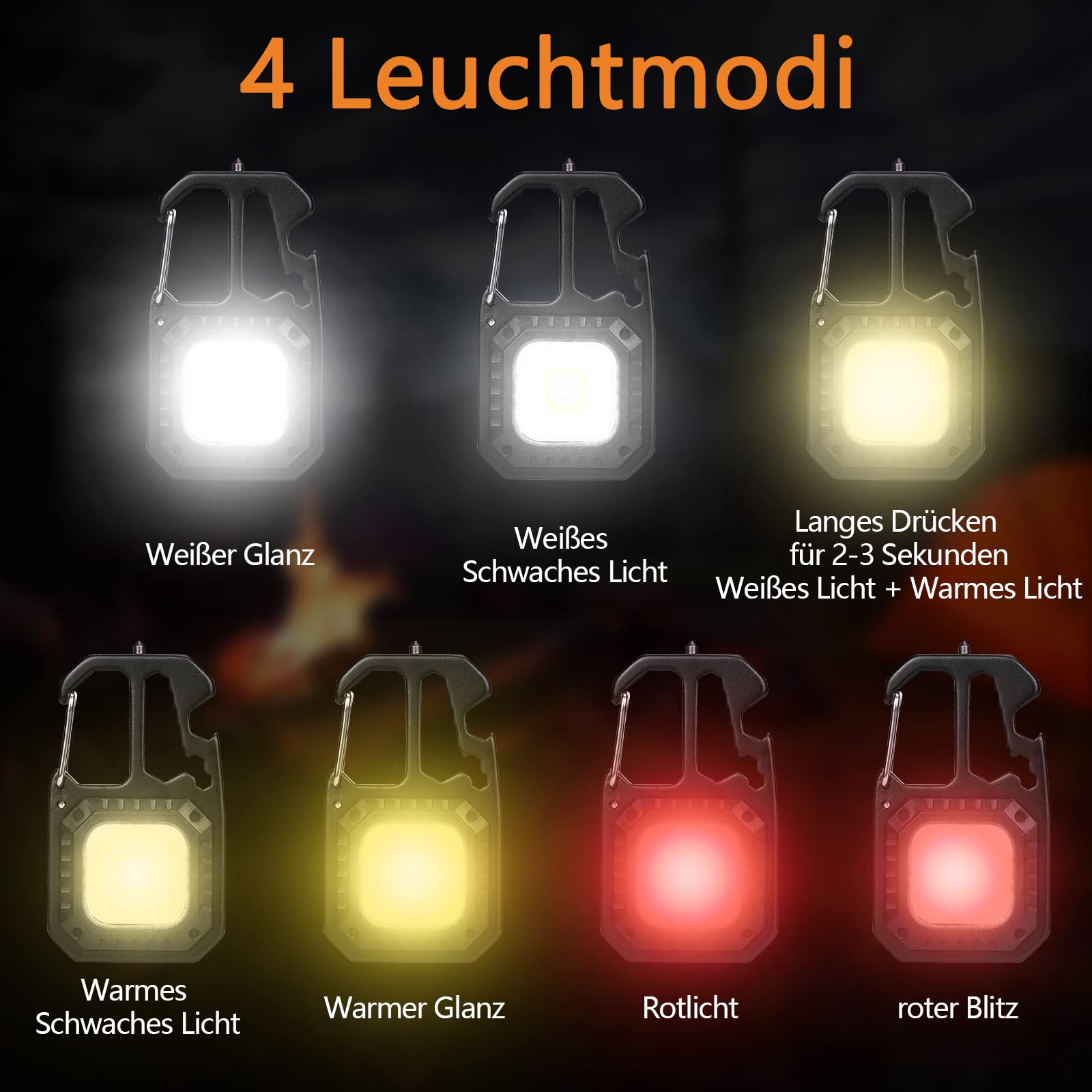 Lampe de travail LED rechargeable Werckmann 400 + 40 lumens