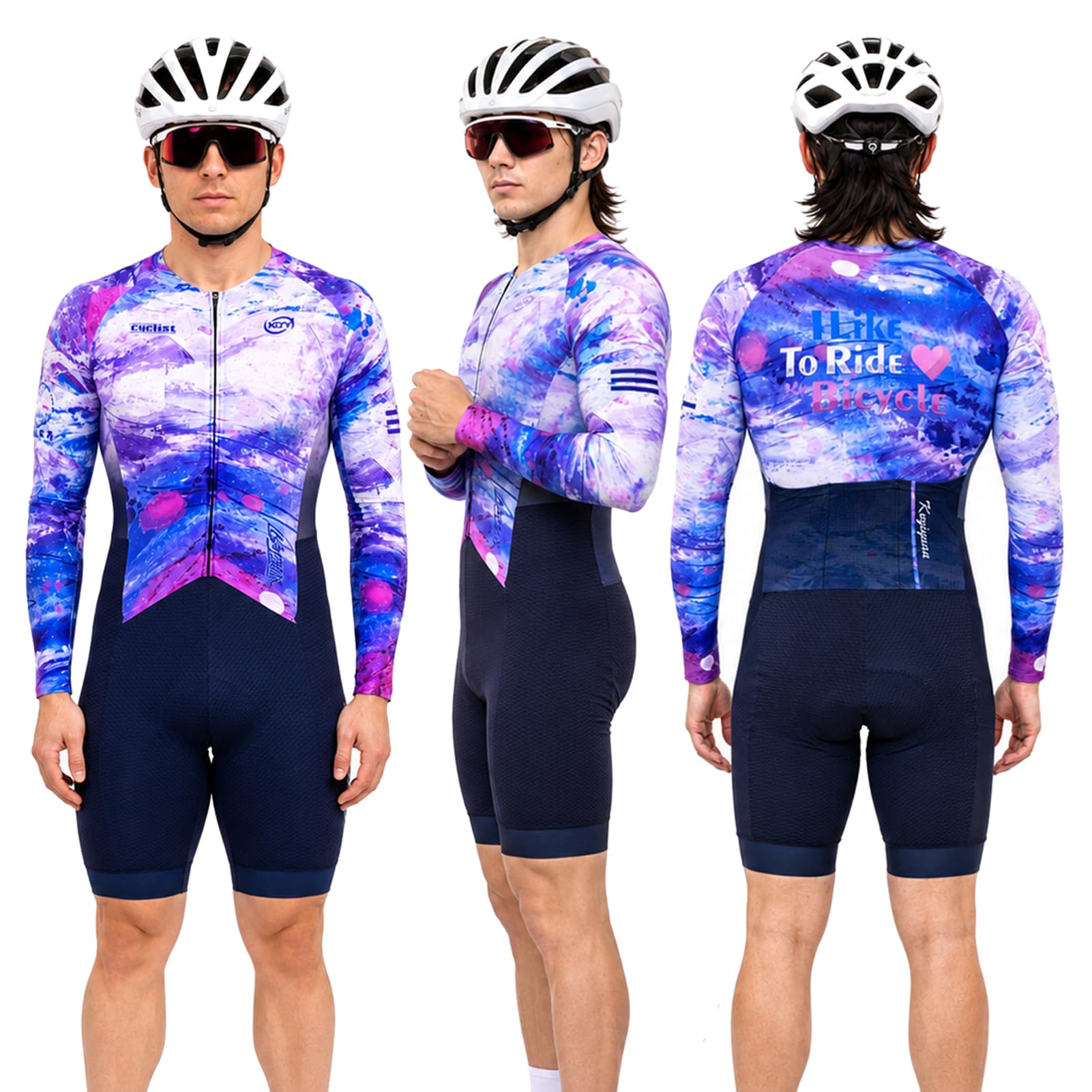 Mono Ciclismo Hombre Manga Larga – Aero, Badana Alta Densidad