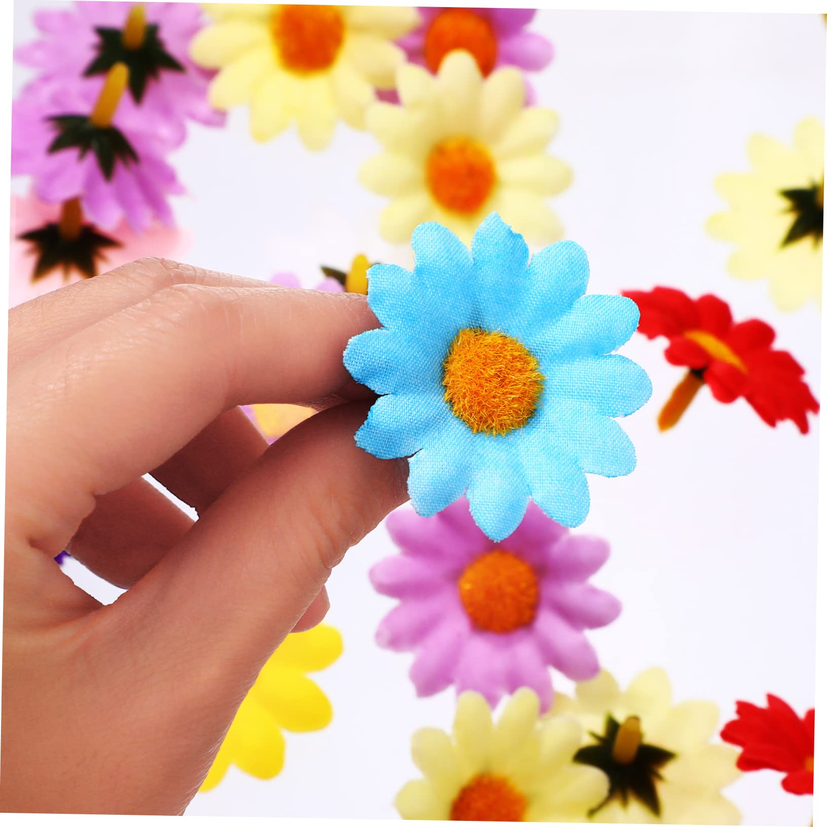 Integrity.1 26 Pezzi Artificiali di Plastica Girasole Teste,Bomboniera Fiore Mini Girasole,Artificiali da Interno Girasoli, per Decorazioni Matrimonio e Domestica,Home Party Decorazioni
