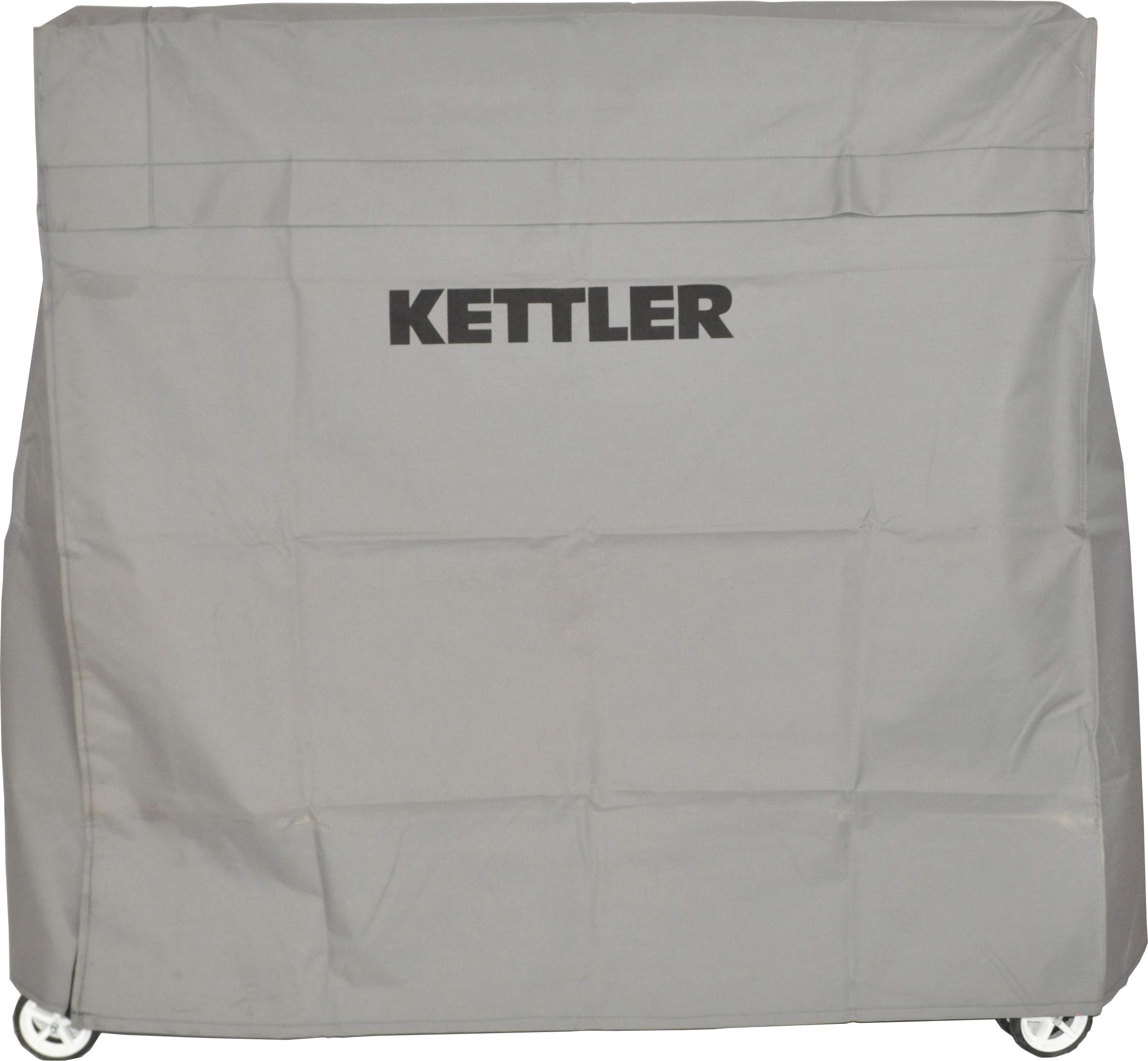 Kettler Heavy-Duty Weatherproof Indoor/Outdoor Table Tennis Cover, Grey (7033-100)