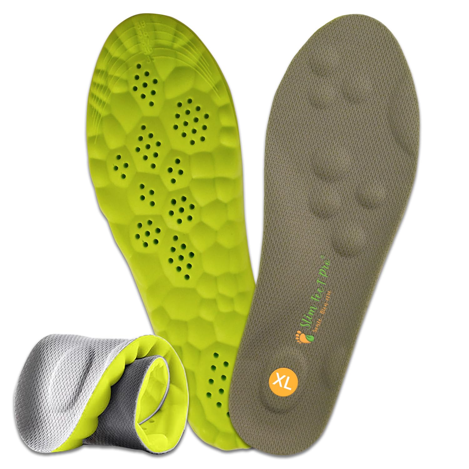 Slim Feet PRO Plantilla Nube Confort Ortopédica XXL 43-44 – Amortiguadora y Transpirable | Antideslizante | Alivio para Pies, Rodillas y Espalda – Hombre & Mujer — view 10
