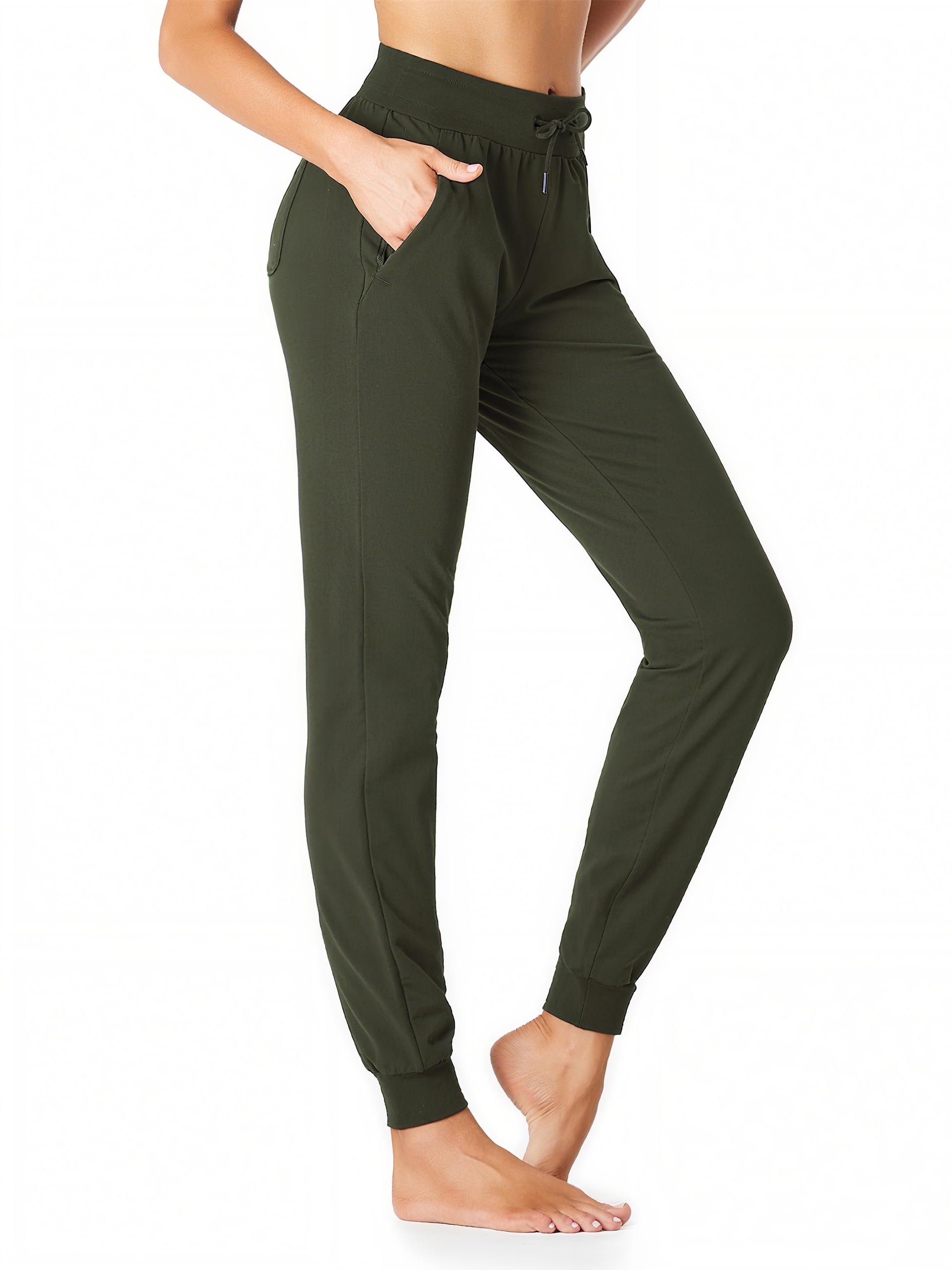 SEVEGO Tall Women's Lightweight Cotton Joggers 30/32/34/36 Inseam Sweatpants Lounge Yoga Running Workout Athletic Pants